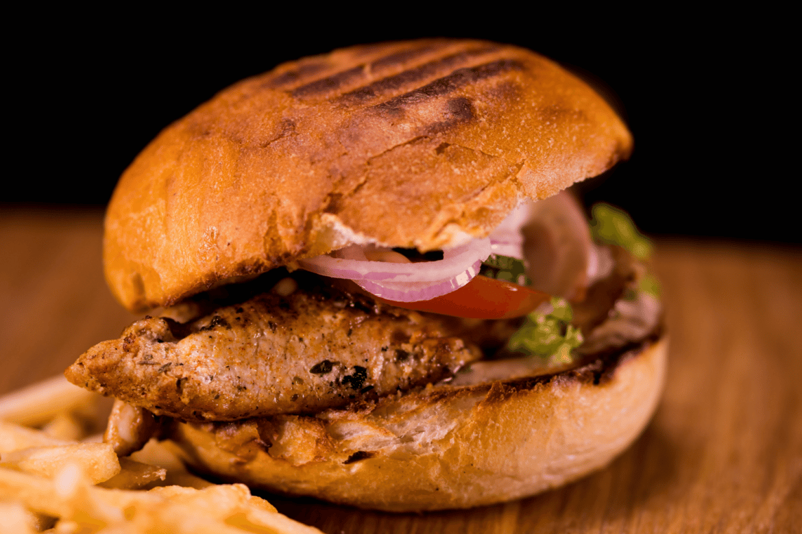 Grilled Chicken Portabello Jack Burger