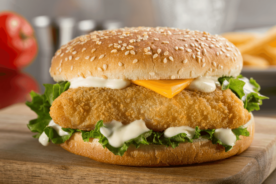 Walleye Fish Burger