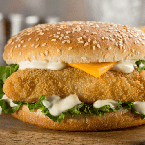 Walleye Fish Burger
