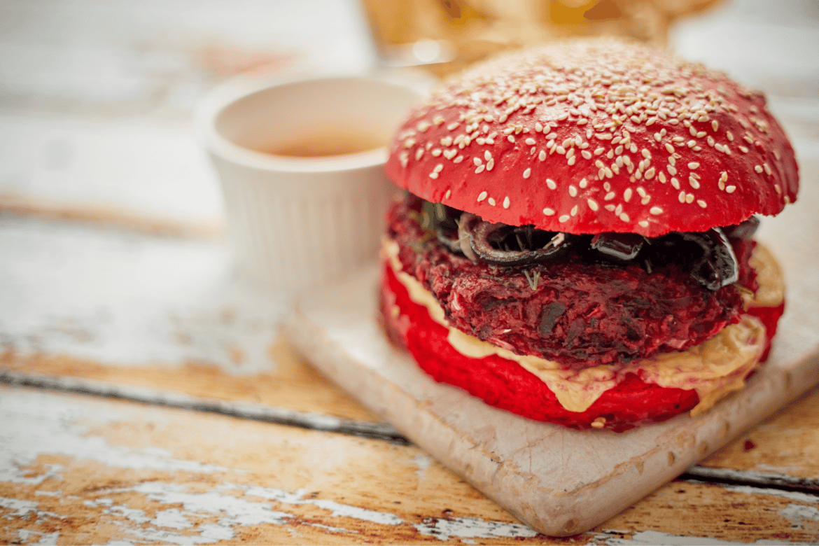 Super Romantic Red Beet Burgers