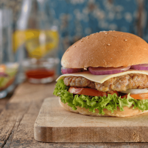 Heavenly Southwest Turkey Cheddar Burger Recipe